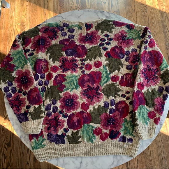 VTG 90s Bundle: XL Hand Knitted Sweaters - Picture 7 of 11